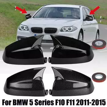 Пара боковых зеркал заднего вида для BMW 5 6 7 серии E60 E61 E63 E64 F01 F02-F04 F06 F07 F10 F11 F12 F13 Крышка зеркала заднего вида