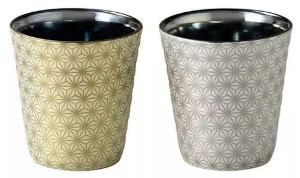 Пара чашек Пара стаканов для виски в японском стиле 310 мл Подходят для микроволновой печи Сделано в Японии J-kitchens (Очки)