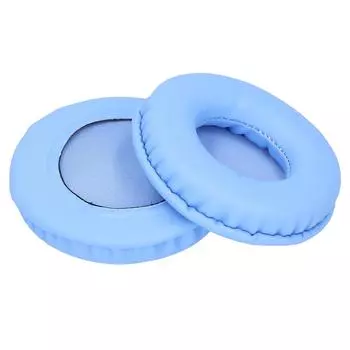 Пара Чехлов для Наушников, Губки для Гарнитуры, Амбушюры-Подушки, Подходят для Skullcandy HESHHESH 2.0, Небесно-голубые синий