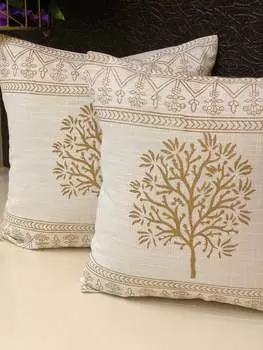 Пара чехлов для подушек с принтом Handblock — 16*16 дюймов