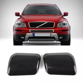 Пара черных ABS OEM правых и левых крышек омывателя фар для VOLVO XC90 Series 2002-2006 OE 30698209 автомобильные аксессуары CHINA