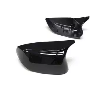 Пара черных крышек боковых зеркал заднего вида для Infiniti Q50 Q60 QX30 Q70 2014+