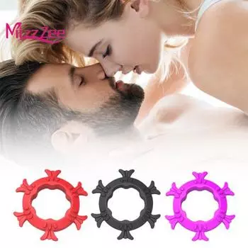 Пара делит секс-игрушки Кольца для пениса Вибрирующие водонепроницаемые секс-игрушки Силиконовые мужчины C