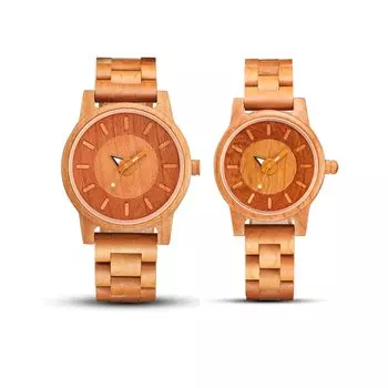 Пара DEMI Натуральный удобный и экологически чистый японский легкий в комплекте с деревянной коробкой выпущен в индивидуальном футляре Clock Scale 2