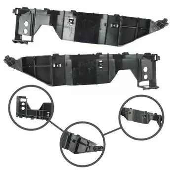 Пара держателей переднего бампера для Suzuki Swift 2005-2011, кронштейн переднего бампера, замена стойки для внешнего ремонта автомобиля, ABS CHINA