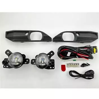 Пара для 2023 2024 GMC Canyon Светодиодная противотуманная фара и рамка фары и жгут проводов и комплект переключателей