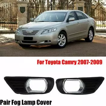 Пара для Toyota Camry 2007-2009 Накладка на нижнюю часть переднего бампера, декоративная накладка противотуманной фары