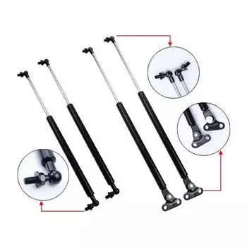 Пара газовых стоек для капота и задней двери багажника, амортизаторы для Toyota Land Cruiser 100 Series Lexus LX470 1998-2007