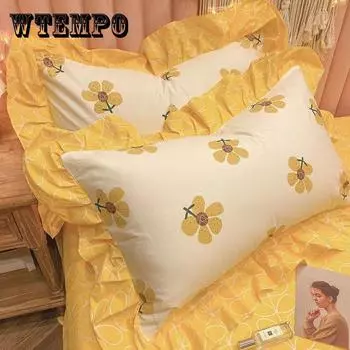 Пара хлопковых наволочек 48*74см на все времена года 48x74cm