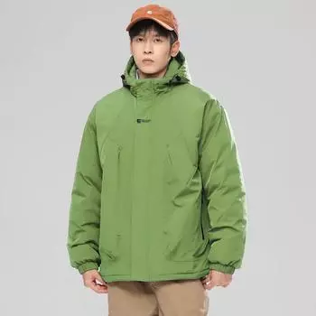 Пара из трех видов защитной одежды с хлопковой подкладкой, мужская куртка из графена, одежда с хлопковой подкладкой, утепленная водонепроницаемая одежда с капюшоном и хлопковой подкладкой S