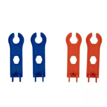 Пара ключей для солнечных фотоэлектрических панелей для инструментов для подключения солнечных батарей и солнечных кабелей красный