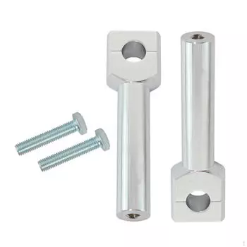 Пара комплектов крепления стояка на руль мотоцикла, 22/25 мм, универсальный, простой в установке Silver 22MM