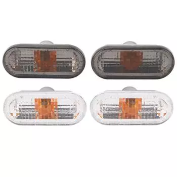 Пара корпусов боковых указателей поворота с длительным сроком службы, устойчивых к царапинам 1J5949117, замена для сиденья White