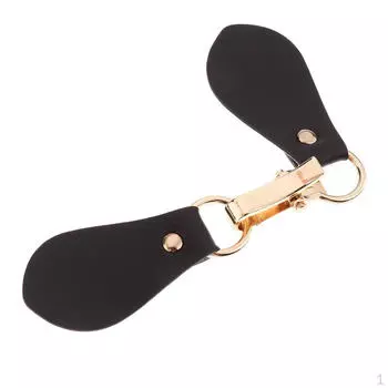 Пара кожаных тренчей с пуговицами и рогами, дафлкот, застежка, кофе