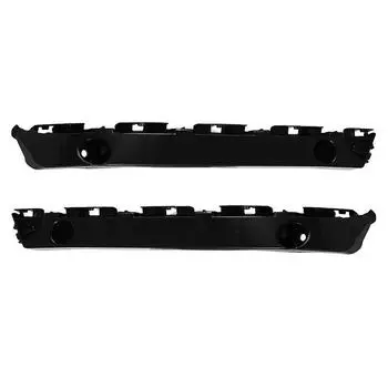 Пара кронштейнов переднего бампера автомобиля, подходящих для Toyota Sienna 2011-2020 LE, накладка на кронштейн переднего бампера, аксессуары для экстерьера автомобиля чёрный