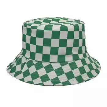 Пара личность шахматная доска шляпа рыбака открытый спорт затенение солнцезащитный козырек для бассейна BSCI заводской осмотр серый