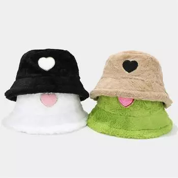 Пара Love Label Панама плюшевая теплая Панама M белый