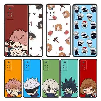 Para Mobilephone Phone Funda Anime jujutsu kaisen Fashion For Redmi 8 11 Pro 10 9 9S 9T K40 7 9A 9C 8T 10C K50 Redmi Note 7