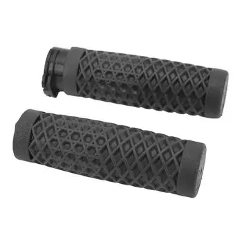 Пара мотоциклетных ручек руля 25 мм 28 мм, левая и правая, универсальные, с поворотной ручкой газа, замена чёрный