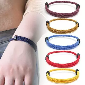 Пара мужчин йога для влюбленных расстояние популярные регулируемые модные женские нити Brazalete минималистский браслет ювелирные изделия медитация высококачественные аксессуары