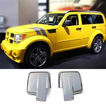 Пара накладок на боковые зеркала заднего вида для Dodge Nitro 2007-2011 для Jeep Liberty 2008-2012