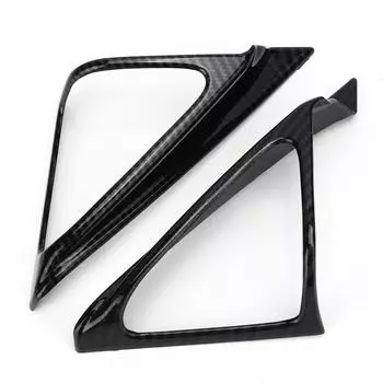 Пара накладок на динамики дверей и стойки A под карбон для Honda Accord 2018-22