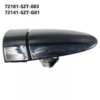 Пара наружных дверных ручек черного цвета для Honda CRZ CR-Z 2011-2015 с замочной скважиной