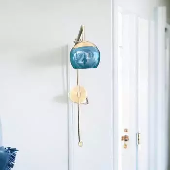 Пара настенных светильников Mid Century Modern с шарнирным поворотным кронштейном | Промышленное настенное бра для освещения туалетного столика в ванной или рядом с настенным светильником