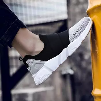 Пара обуви Мужская обувь Кроссовки Мужские теннисные туфли Роскошные мужские повседневные кроссовки для бега Дышащие модные лоферы Кроссовки для мужчин 36 чёрный