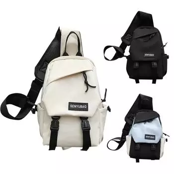 Пара однотонных/сочетающихся по цвету сумок-мессенджеров, поясная сумка One Size чёрный