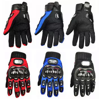 Пара перчаток для мотокросса, профессиональных байкеров, езды на велосипеде, теплые женские перчатки с длинными пальцами XXL чёрный
