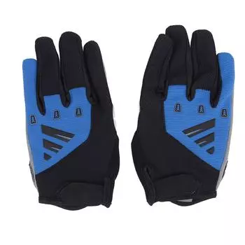 Пара перчаток для верховой езды, амортизирующие кончики пальцев для сенсорных экранов, перчатки для горного велоспорта с закрытыми пальцами M