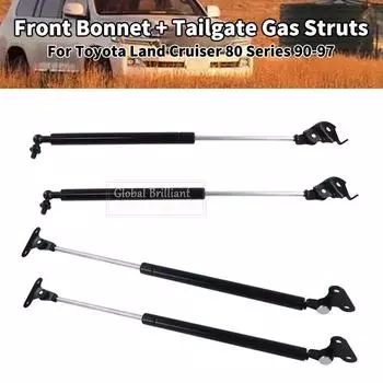 Пара передних капотов автомобиля / пара газовых стоек задней двери для Toyota Land Cruiser 80 Series 90-97
