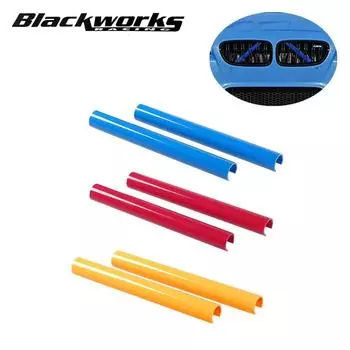 Пара полосок отделки передней решетки автомобиля для BMW F02 F10 F20 F30, вставные полоски отделки решетки для BMW 5 серии, спортивный стиль, украшение