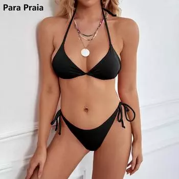 Para Praia 11 цветов сексуальные стринги бикини 2024 пуш-ап купальники женские бразильские купальники бикини сексуальный купальный костюм для женщин S леопардовый