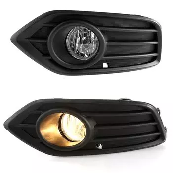 Пара противотуманных фар для автомобиля, автомобильные аксессуары, передний бампер, противотуманная фара с рамкой и жгутом, подходит для Honda HRV 2019 2020 2024