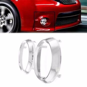 Пара Рамки Противотуманных Фар Хромированные Кольца Отделки Для 2011-2017 Toyota Sienna SE