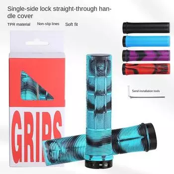 Пара ручек руля Deemount TPR, противоскользящие ручки, удобные для рук, подставка для рук для горного велосипеда, амортизирующие ручки для велосипеда зелёный