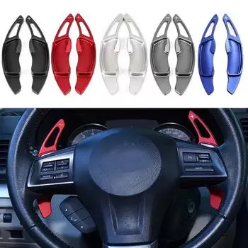 Пара рулевого колеса автомобиля, подрулевой переключатель передач, удлинитель из алюминия для Subaru XV BRZ Forester Outback Legacy для Toyota GT86 чёрный