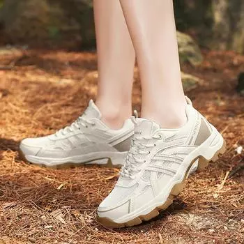 Пара с одинаковым трендом моды походная обувь для бездорожья походная обувь для пары обувь Tide 36 бежевый