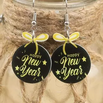 Пара сережек-бантов ручной работы в подарок