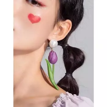 Пара сережек «Праздничный ветер»