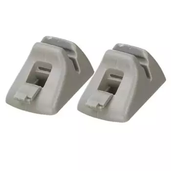 Пара серых фиксаторов солнцезащитного козырька для Ford Focus 2000 2001 2002 2003 2004 2.3L