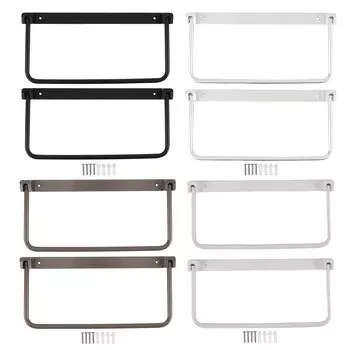 Пара складных стоек для обуви на колесах, экономящих место, из алюминиевого сплава, настенный органайзер для обуви, подвесная обувь Silver