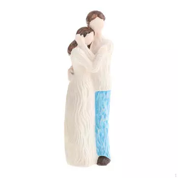 Пара Скульптура Муж и Жена Статуэтка Статуэтка Украшения ко Дню Святого Валентина Статуэтки Влюбленных для