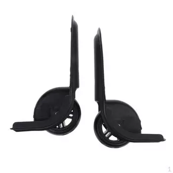 Пара сменных колесиков для ремонта багажа для чемодана черного цвета D011