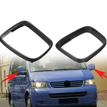 Пара сменных крышек для боковых зеркал, левая и правая крышка корпуса бокового зеркала, быстрая фиксация, подходит для T5 2003-2010, прочная