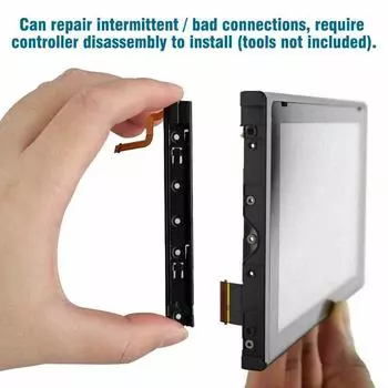 Пара сменных правых и левых направляющих с гибким кабелем, фиксирующая часть для консоли переключателя Nintend NS Rebuild Track Rail Original