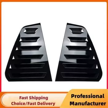 Пара спойлеров для заднего бокового окна для VW Golf 5 Golf 6 Golf 7 MK5 MK6 MK7 MK7.5 2003-2020, жалюзи, жалюзи, воздуховоды