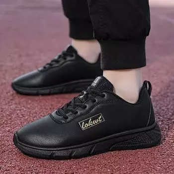 Пара стиль черные женские кроссовки PU вулканизированные туфли для женщин дышащая обувь большой размер 47 низкие женские кроссовки для бега 36